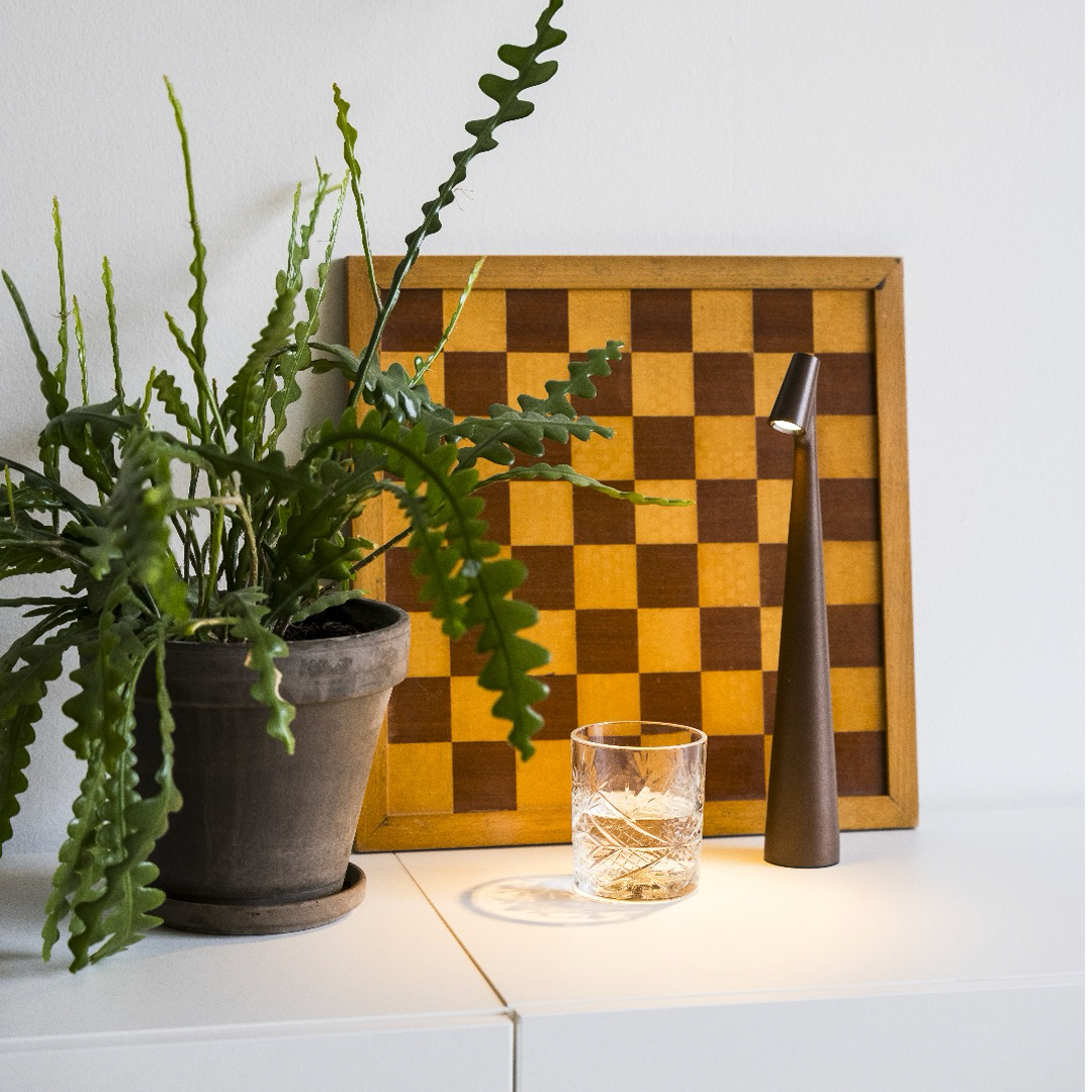 Lumi Draadloze tafellamp | 3 helderheidsniveaus en oplaadbare LED