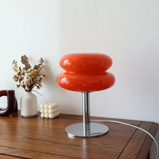 Luxe Retro Design Tafellamp – Draadloos & Dimbaar