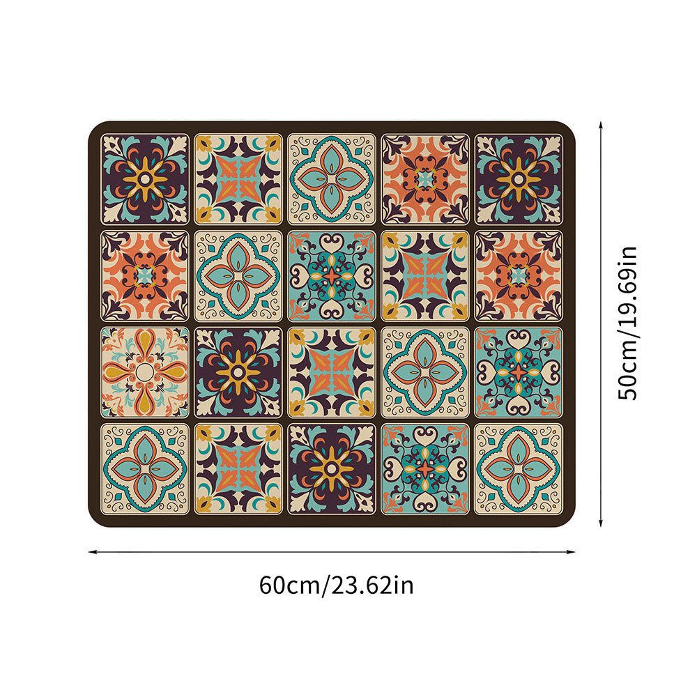 Liora Decoratieve Apparatenmat met Tegelpatroon | Oase Wonen