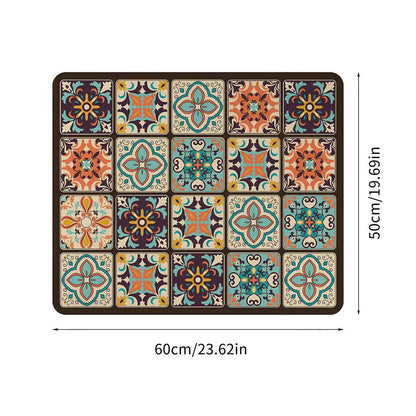 Liora Decoratieve Apparatenmat met Tegelpatroon | Oase Wonen
