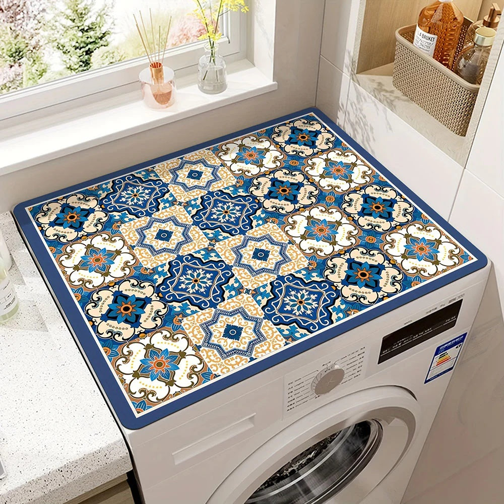 Liora Decoratieve Apparatenmat met Tegelpatroon | Oase Wonen