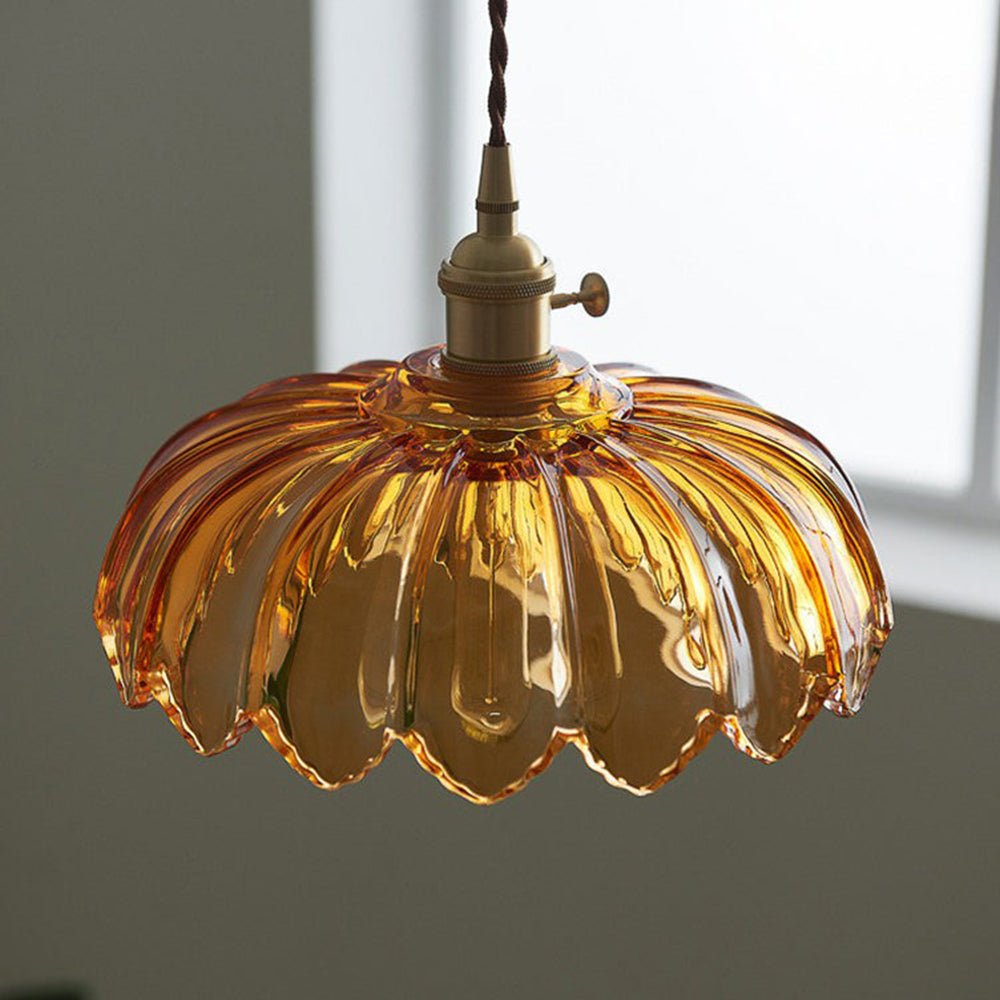 CrystalBloom - Glazen bloemen hanglamp