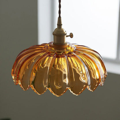 CrystalBloom - Glazen bloemen hanglamp