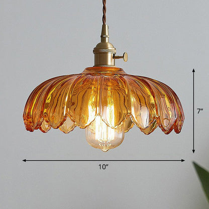 CrystalBloom - Glazen bloemen hanglamp