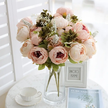 kunst pioenrozen bloemen decoratie