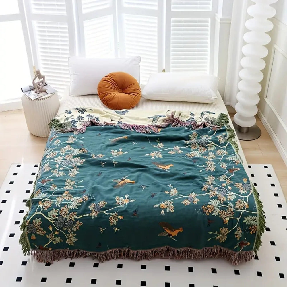 Aurelia Katoenen Woonplaid | Oase Wonen