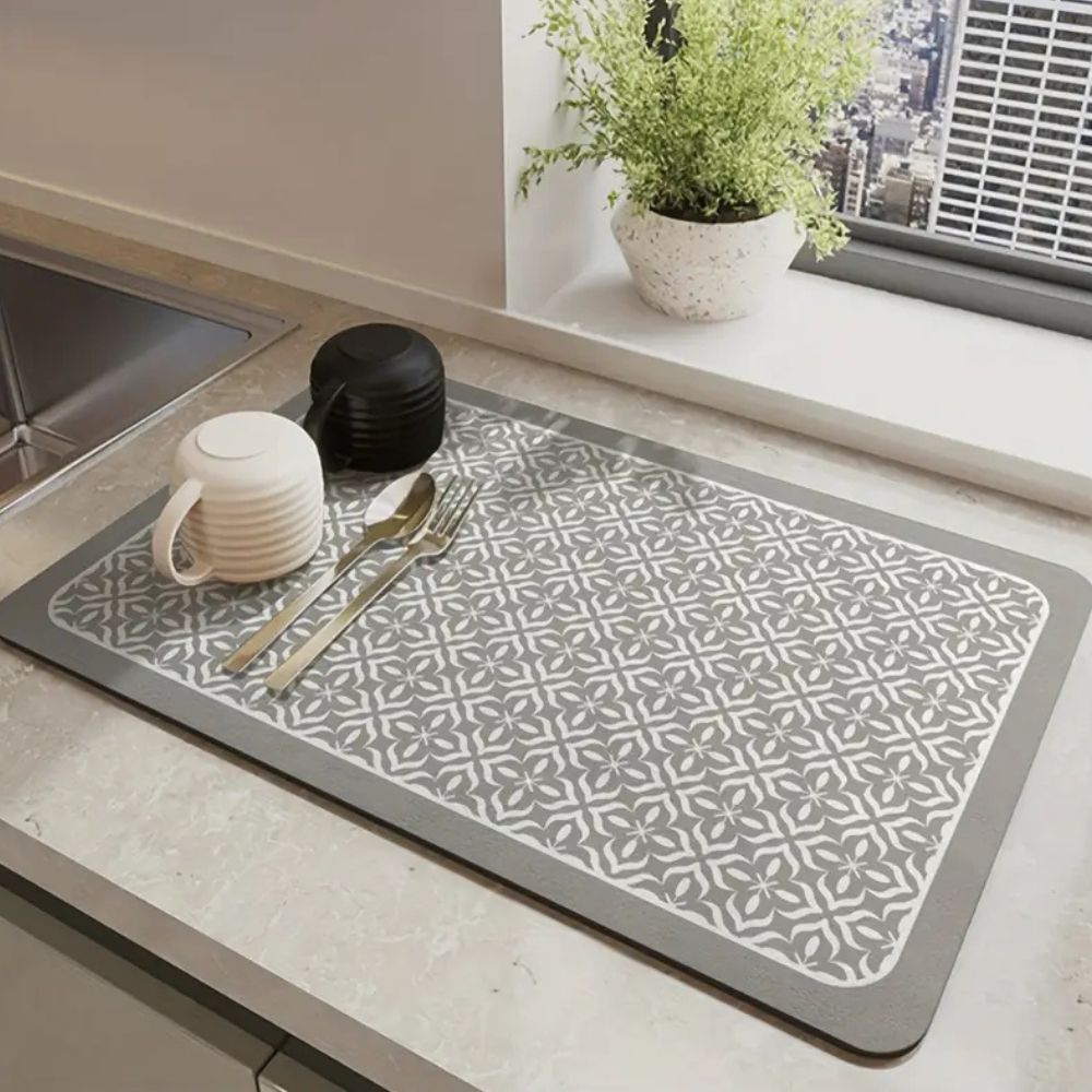 Mandala Afdruipmat Siliconen – Snel Droog & Stijlvol in de Keuken | Oase Wonen