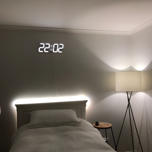 LumiTime – 3D LED Wandklok voor een Modern Interieur