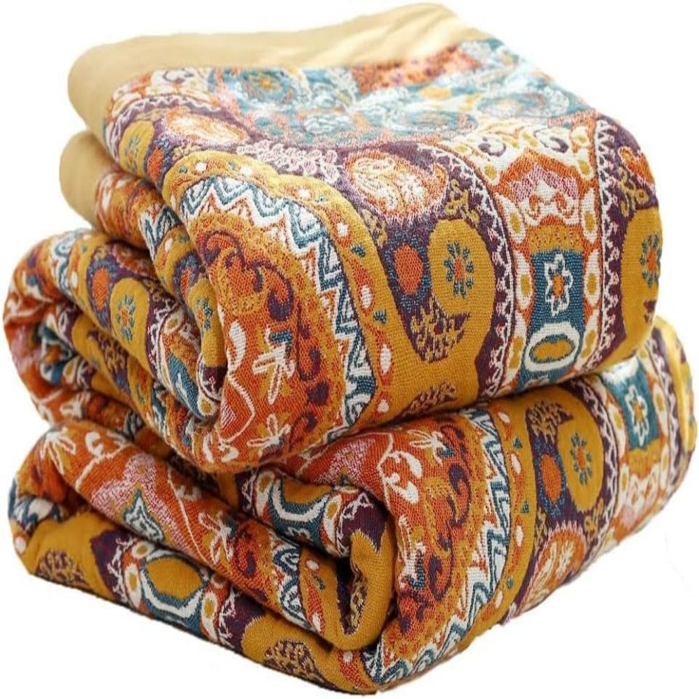 Boho Dubbelzijdig Katoenen Zomerdeken | Oase Wonen