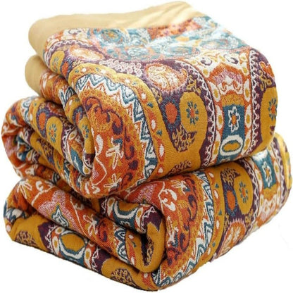 Boho Dubbelzijdig Katoenen Zomerdeken | Oase Wonen
