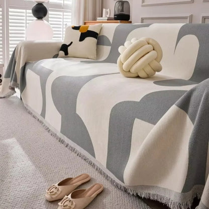 Harper Luxe Chenille Bankhoes – Zachte Jacquard Hoes voor je Bank | Oase Wonen