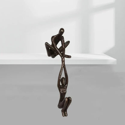 Eeuwige band sculptuur- Symbolisch Beeld van Liefde