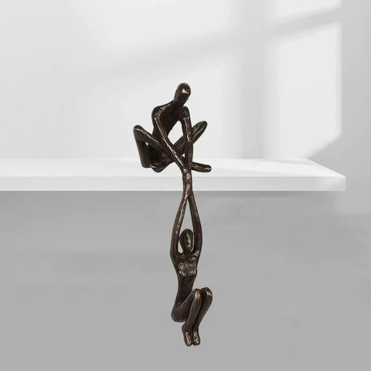 Eeuwige band sculptuur- Symbolisch Beeld van Liefde