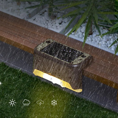 Waterdichte LED Solar tuinlamp op zonne-energie, eenvoudig te installeren zonder bedrading, met automatische aan/uit functie 