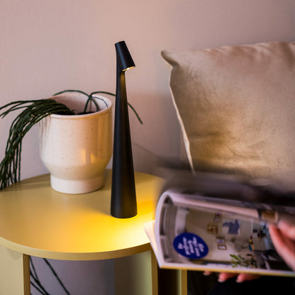 Lumi Draadloze tafellamp | 3 helderheidsniveaus en oplaadbare LED