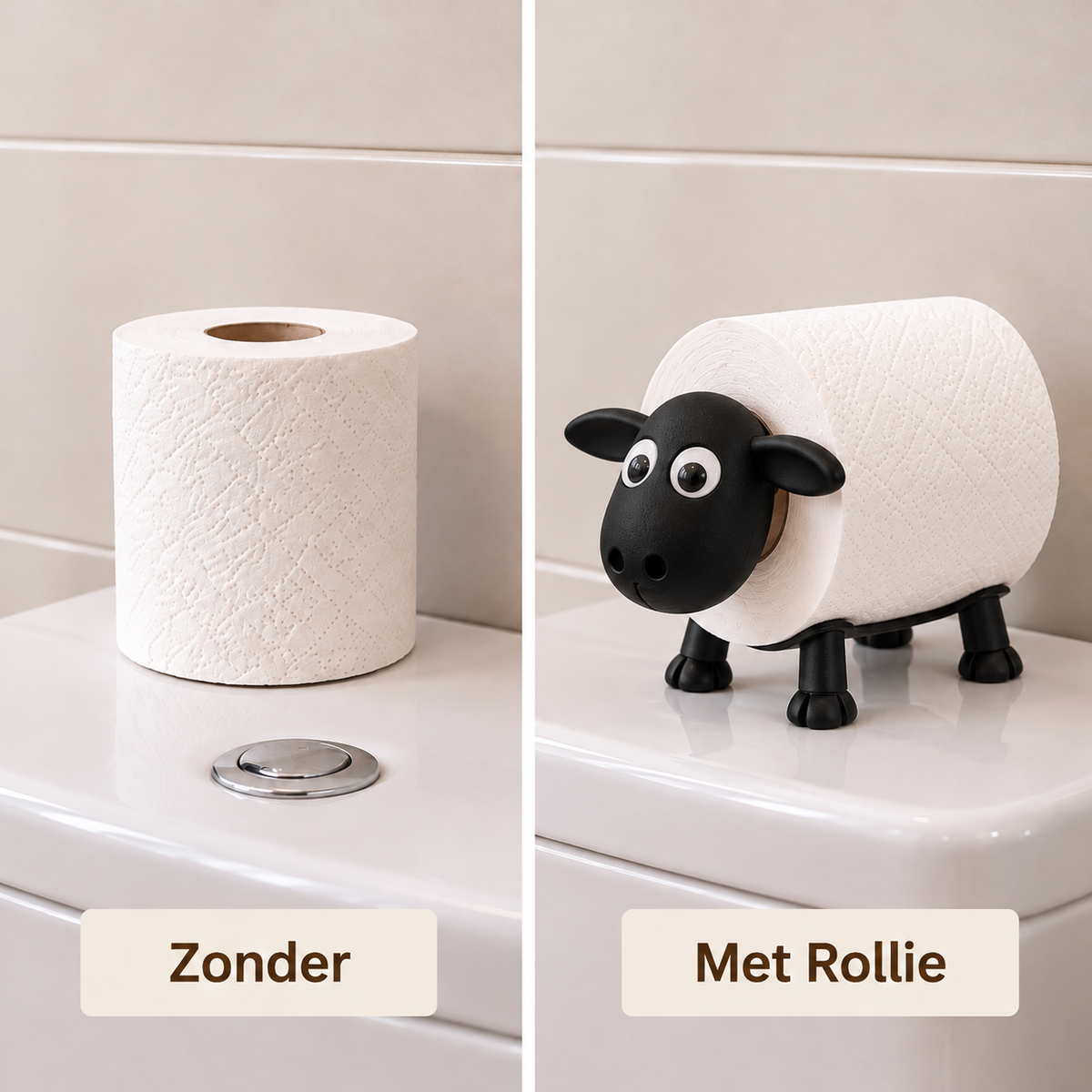 Rollie™ het schaapje - Maak van gewone toiletrollen een vrolijk detail