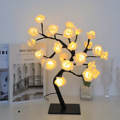 BlossomGlow – Betoverende Rozenboom Lamp