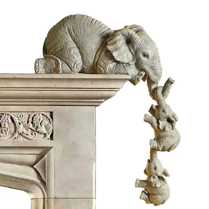 Olifantenfamilie Sculptuur
