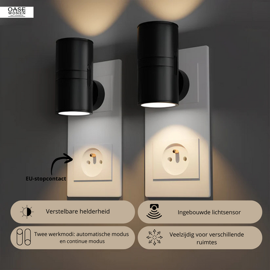 Plug in LED lamp met lichtsensor
