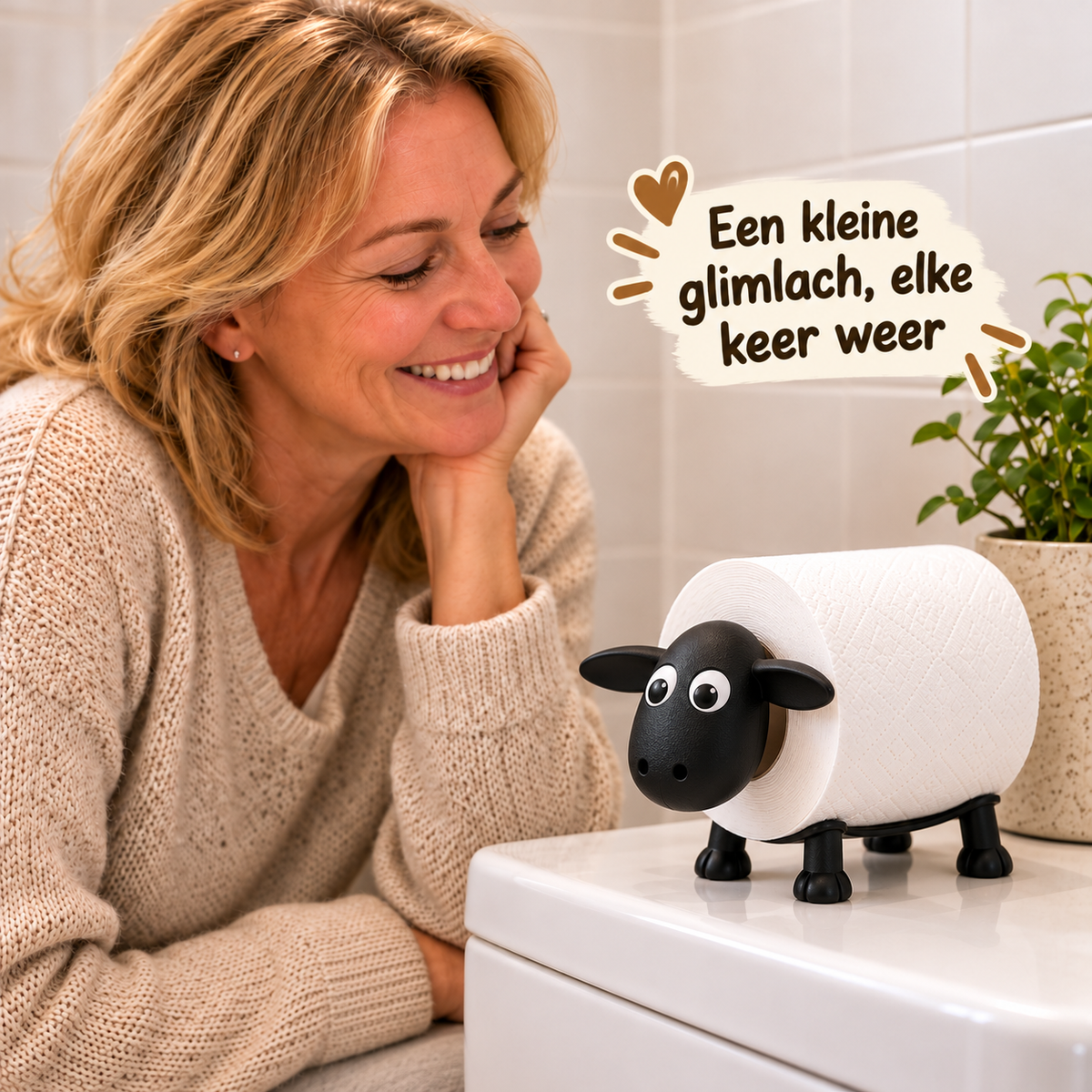 Rollie™ het schaapje - Maak van gewone toiletrollen een vrolijk detail