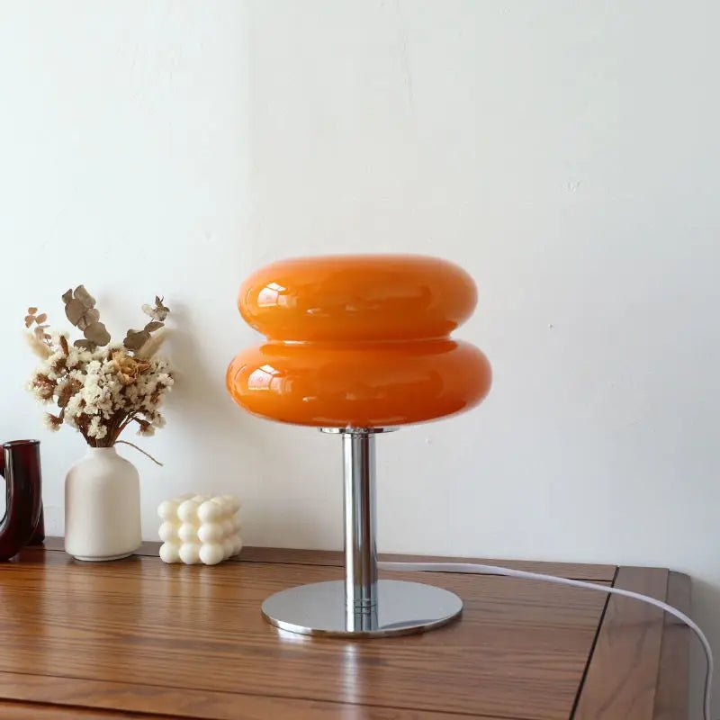 Luxe Retro Design Tafellamp – Draadloos & Dimbaar