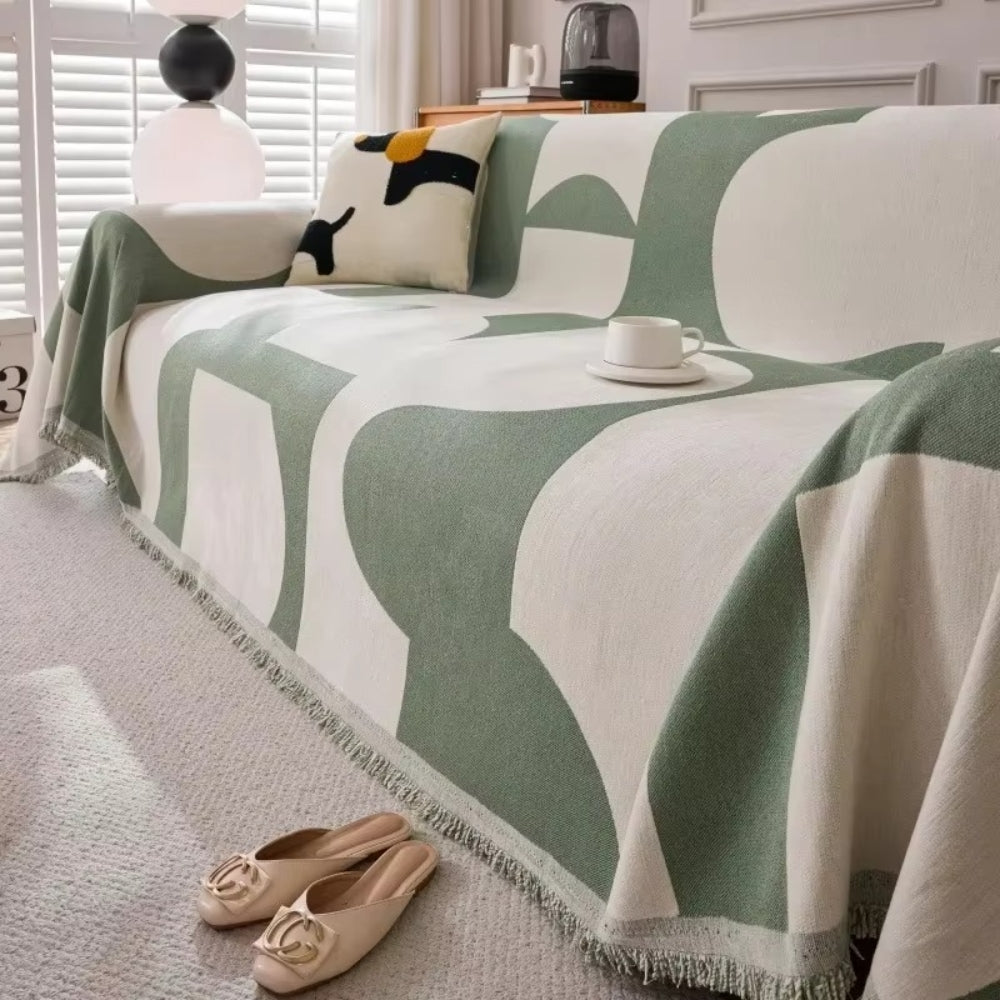 Harper Luxe Chenille Bankhoes – Zachte Jacquard Hoes voor je Bank | Oase Wonen