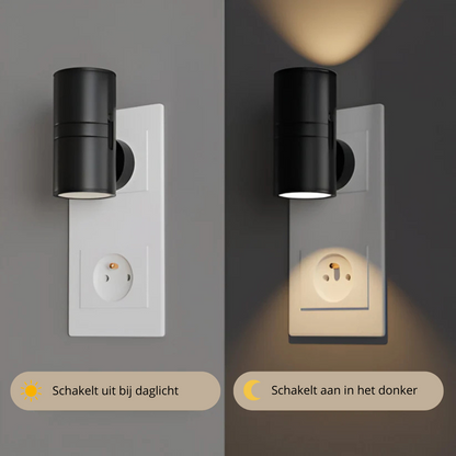 Plug in LED lamp met lichtsensor