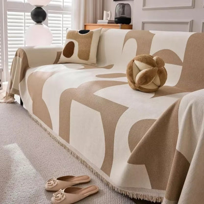 Harper Luxe Chenille Bankhoes – Zachte Jacquard Hoes voor je Bank | Oase Wonen