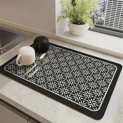 Mandala Afdruipmat Siliconen – Snel Droog & Stijlvol in de Keuken | Oase Wonen