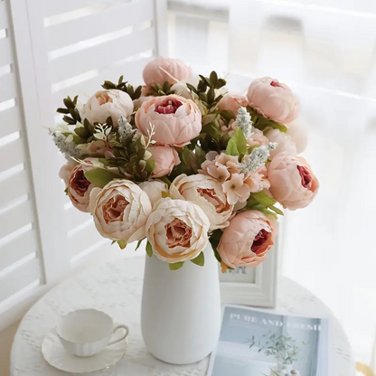 kunst pioenrozen bloemen decoratie