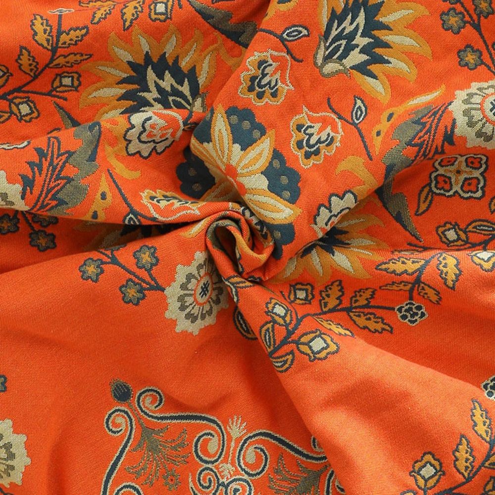 Floréa Dubbelzijdig Katoenen Plaid | Oase Wonen