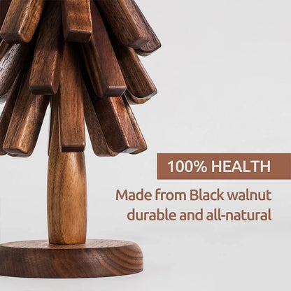TimberNest Onderzetter Set – houten onderzetters
