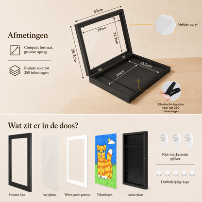Artivo™ - Bewaar Kinderkunst Zonder Ruimteverlies