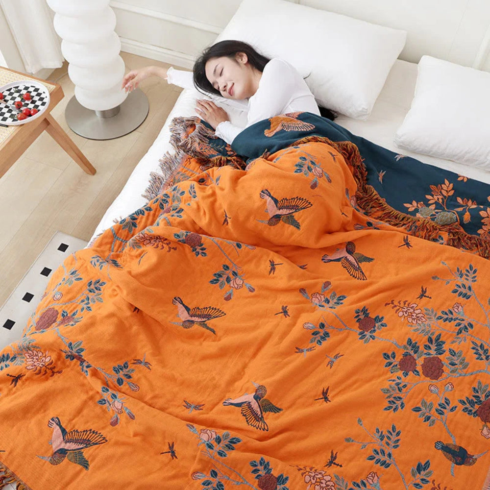 Aurelia Katoenen Woonplaid | Oase Wonen