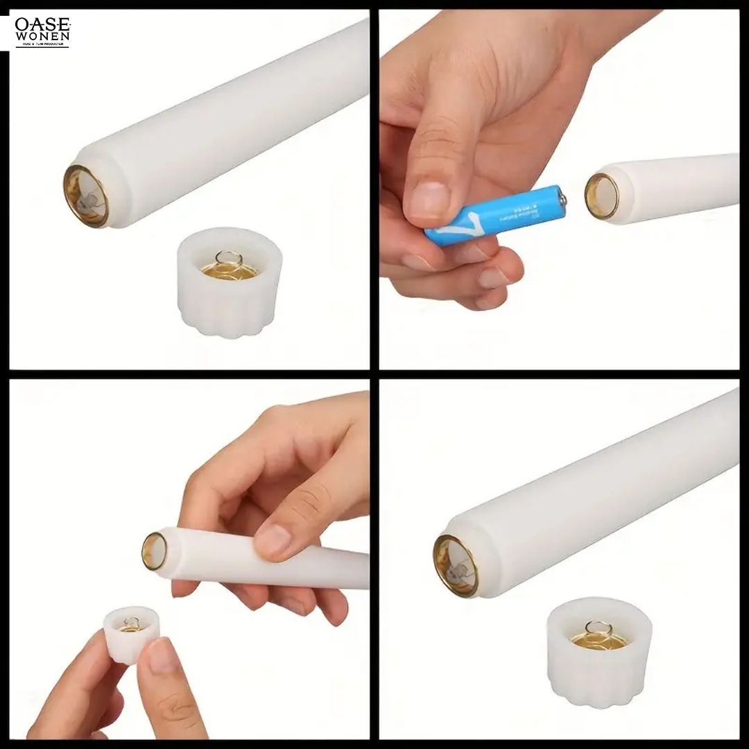 vlamloze verlichting kaars