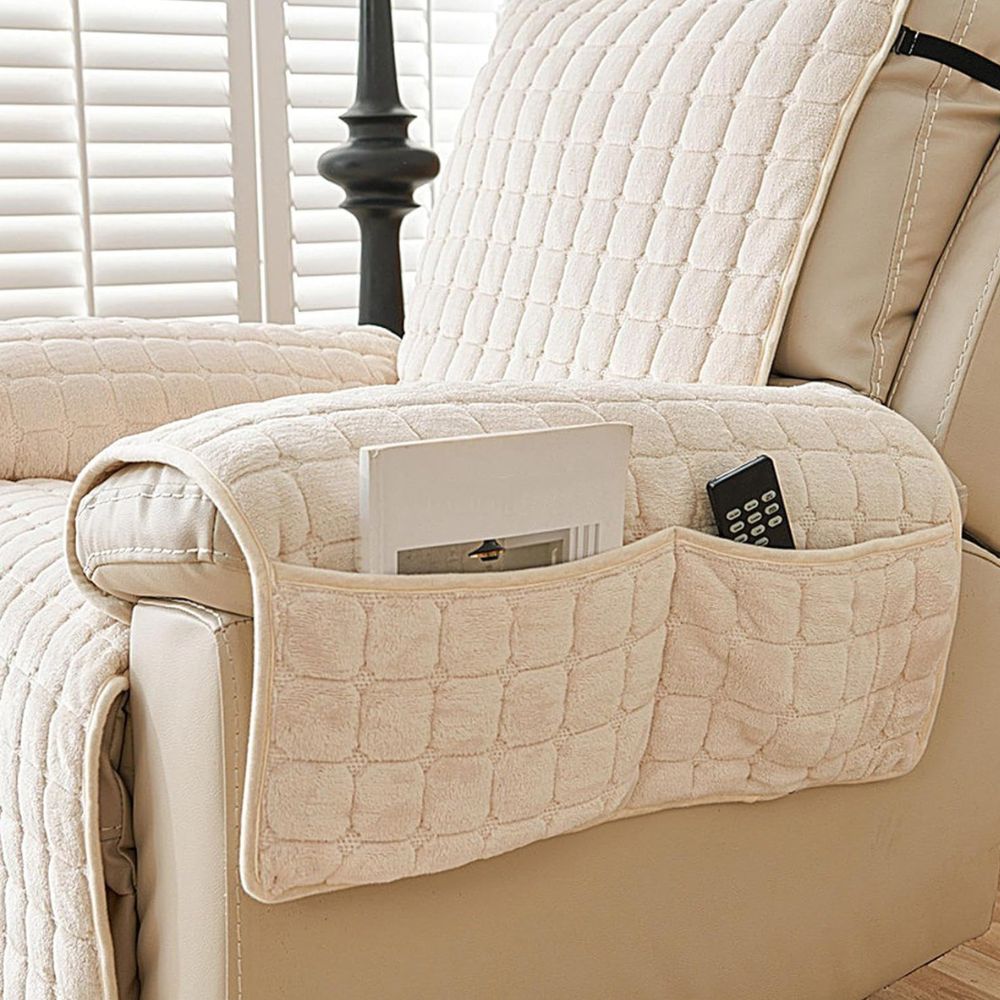 Snug Grid Relaxstoelhoes – Zachte Microvezelhoes voor Relaxstoel | Oase Wonen
