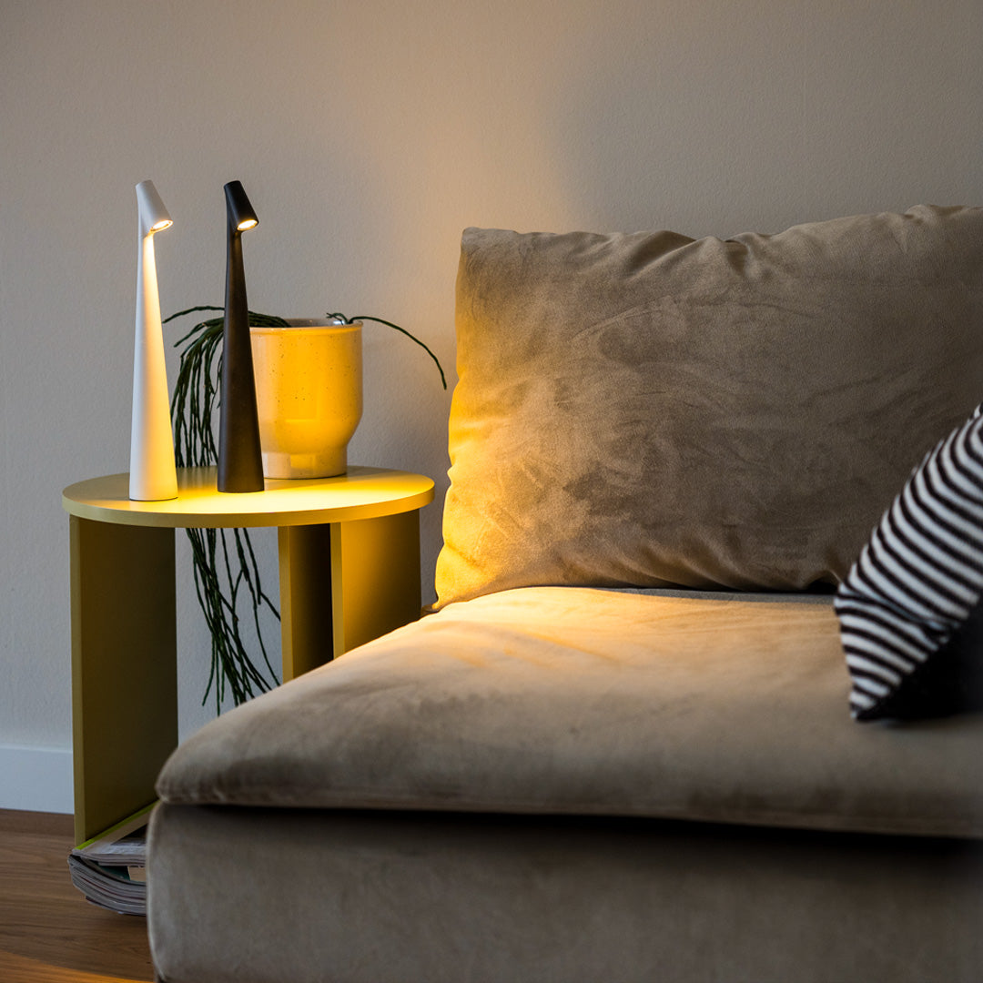 Lumi Draadloze tafellamp | 3 helderheidsniveaus en oplaadbare LED
