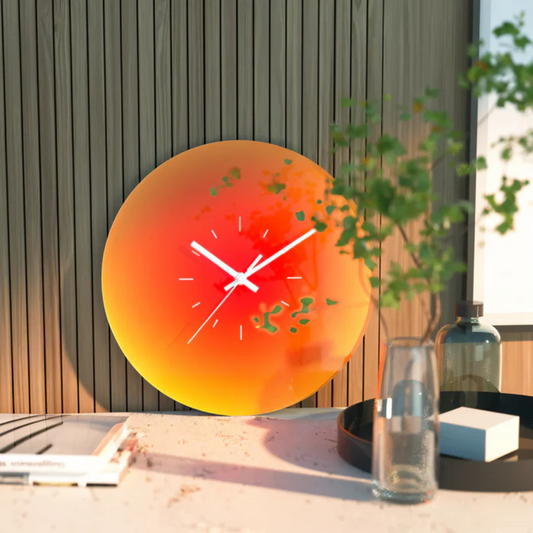 Glassique – Moderne Design Wandklok
