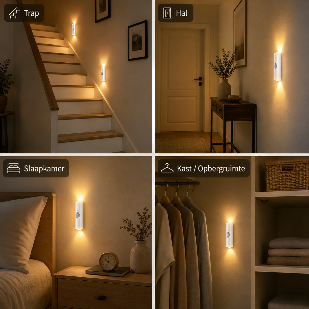 LumaGlow sensorlamp - Automatisch licht zonder boren voor de perfecte ambiance