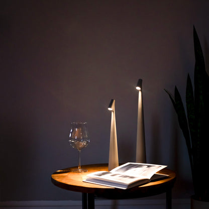 Lumi Draadloze tafellamp | 3 helderheidsniveaus en oplaadbare LED