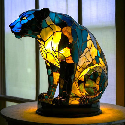 Kleurrijke dieren ornament lamp