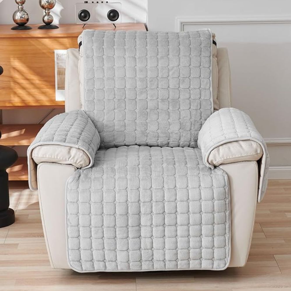Snug Grid Relaxstoelhoes – Zachte Microvezelhoes voor Relaxstoel | Oase Wonen