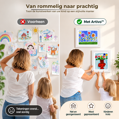 Artivo™ - Bewaar Kinderkunst Zonder Ruimteverlies
