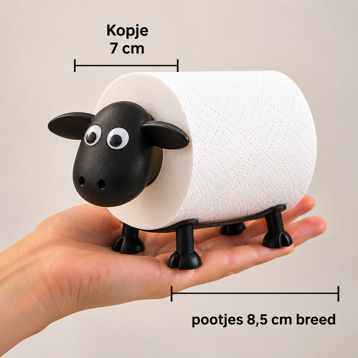 Rollie™ het schaapje - Maak van gewone toiletrollen een vrolijk detail