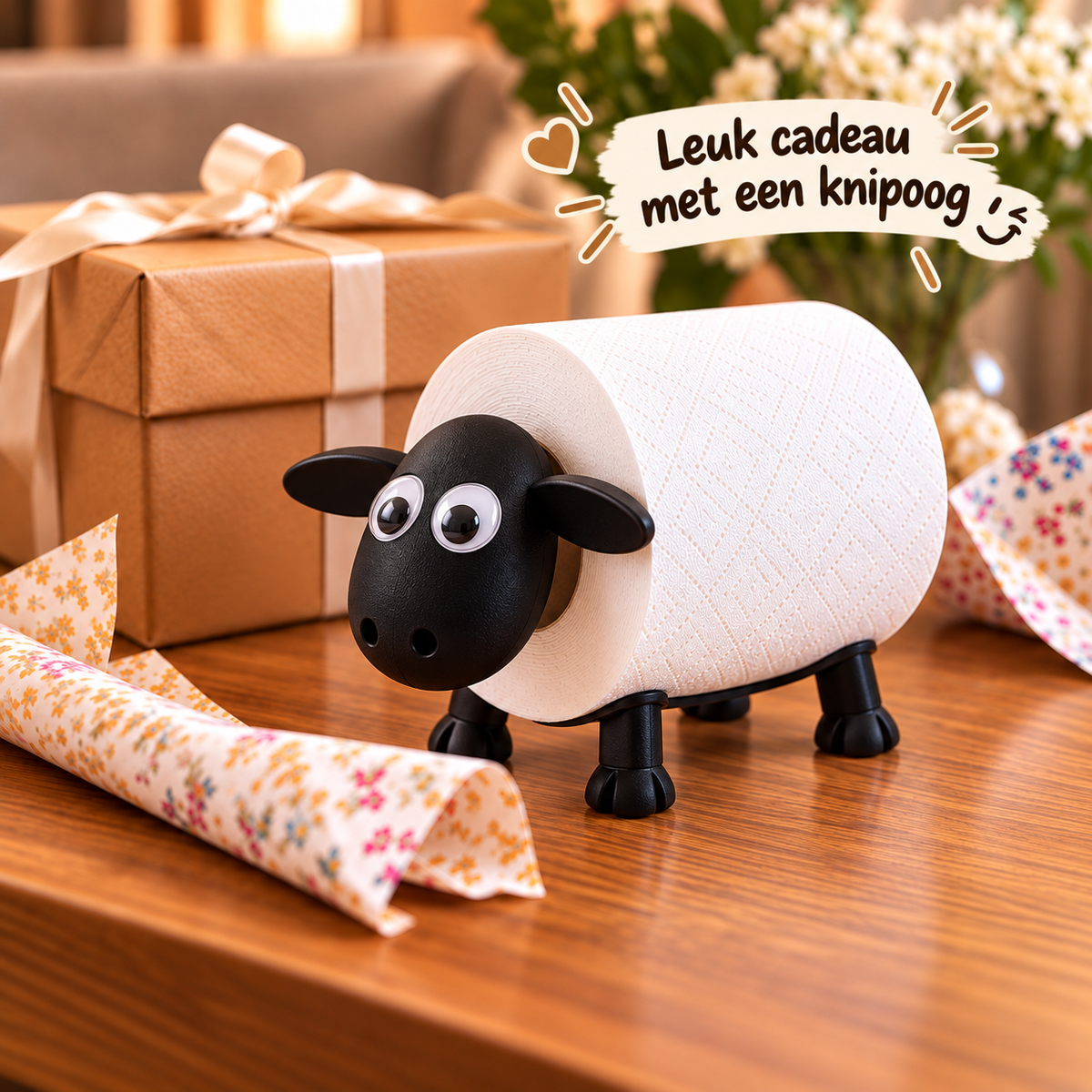 Rollie™ het schaapje - Maak van gewone toiletrollen een vrolijk detail