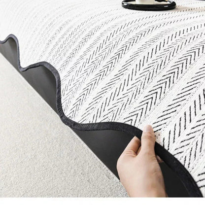 Herringbone Bankhoes met Scallop Rand – Zachte Microvezel | Oase Wonen
