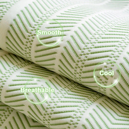 Herringbone Bankhoes met Scallop Rand – Zachte Microvezel | Oase Wonen