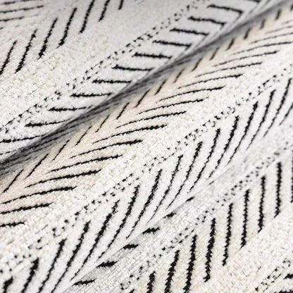 Herringbone Bankhoes met Scallop Rand – Zachte Microvezel | Oase Wonen