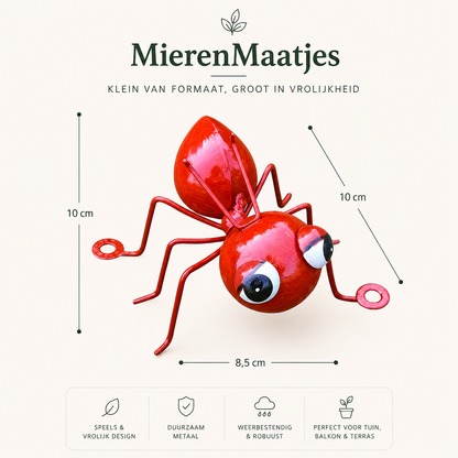 MierenMaatjes™ – Tuindecoratie (4 Stuks)