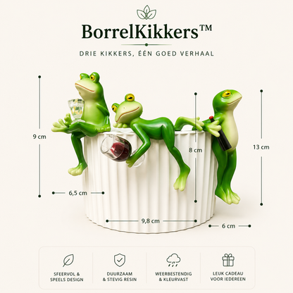 BorrelKikker™ – Tuinbeeld ( 3 stuks)